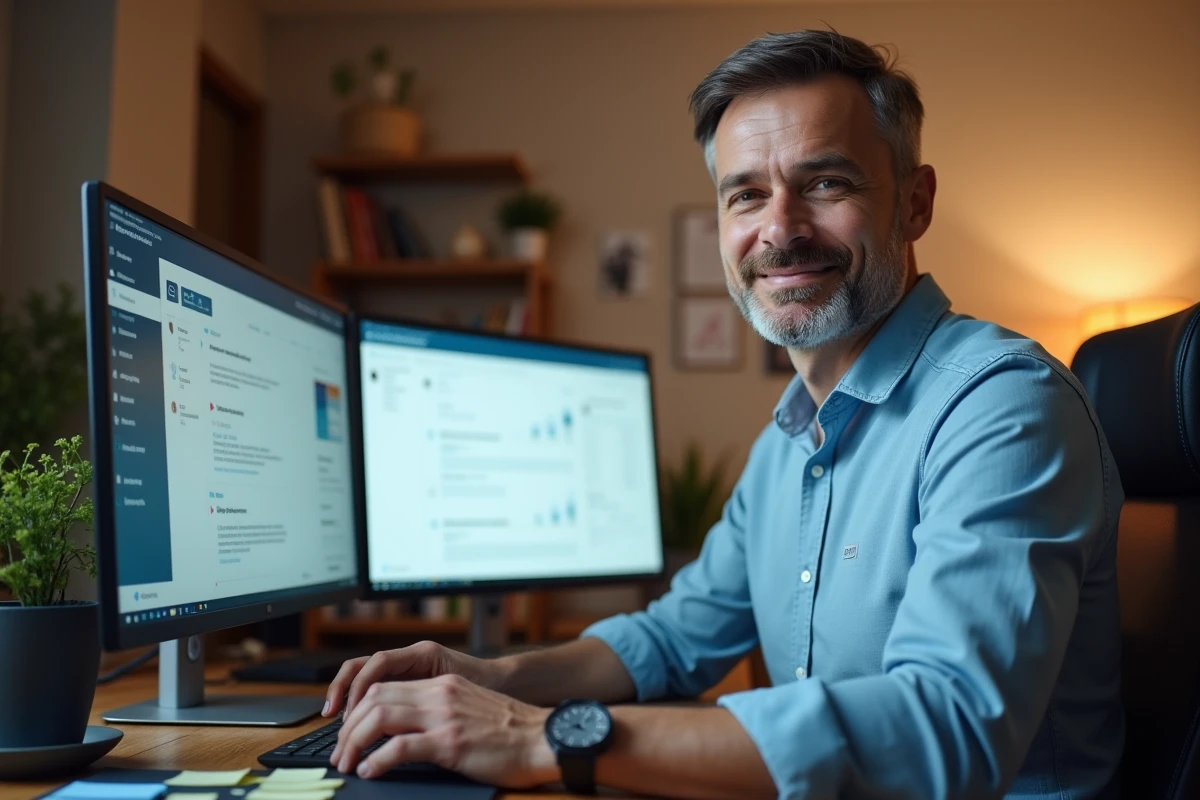Assistant virtuel utilisant des outils d'intelligence artificielle pour gérer les tâches administratives de TPE depuis son domicile